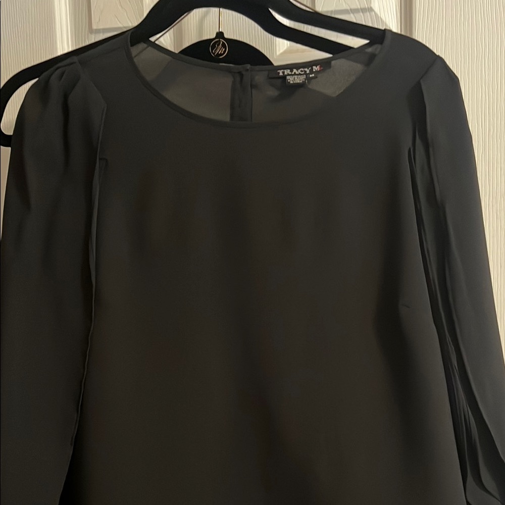 Tracy M Black Blouse